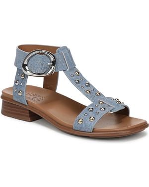 Naturalizer Brandy-stud Strappy Sandals - Blue