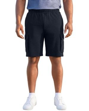 Kingsize Ultra-comfort Fleece Cargo Short - Blue