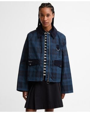 Barbour Baiton Cord Collar Casual Jacket - Blue