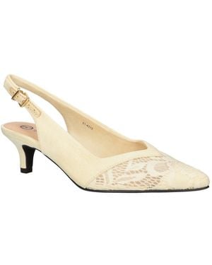 Bella Vita Marquette Slingback Pumps - White