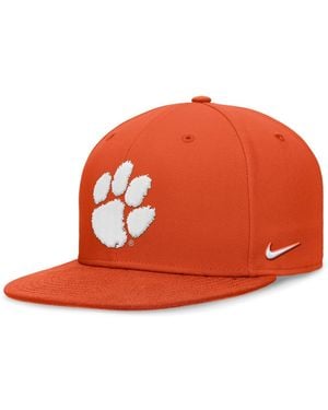Nike Clemson Tigers On-field Pro Fitted Hat - Orange