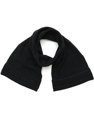 Tommy Hilfiger Marl Scarf - Black