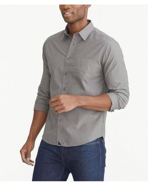 UNTUCKit Regular Fit Wrinkle-free Sangiovese Button Up Shirt - Gray