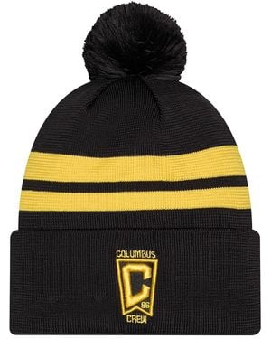 KTZ Columbus Crew 2026 Jersey Hook Cuffed Knit Hat - Black