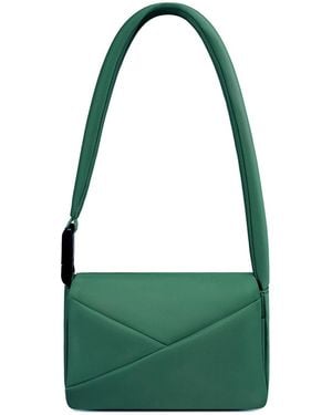 Lux & Nyx Mini Origami Flap Convertible Crossbody & Handbag - Green