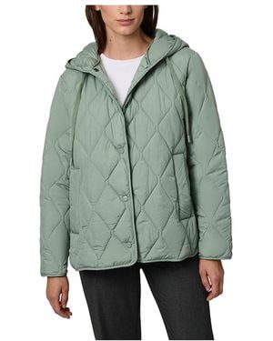 Bernardo Relaxed Hooded Puffer - Green