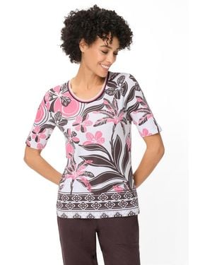Olsen Wildflower Panneaux T-shirt - White