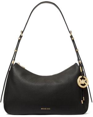 Michael Kors Nolita Medium Convertible Top Zip Shoulder Bag - Black
