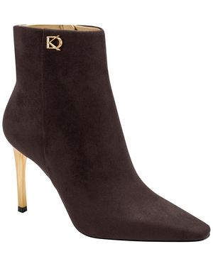 Donna Karan Sofia Ii Stiletto Heeled Booties - Brown