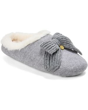 Dearfoams Josie Knit Clog Slipper - Gray
