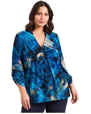 Avenue Audrey Ity Top - Blue