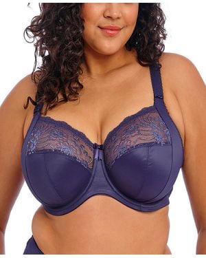 Elomi Full Figure Morgan Underwire Bra El4111 - Blue