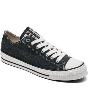 Converse Throwback Studded Casual Sneakers From Finish Line - White
