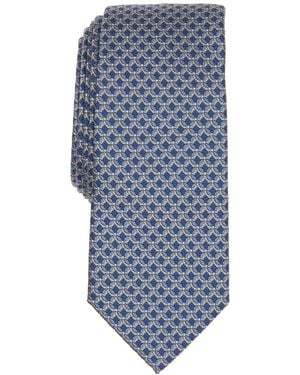 Alfani Chelan Slim Neat Tie - Blue