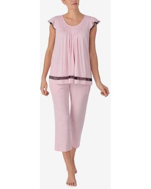 Ellen Tracy Yours To Love Short Sleeve Top - Pink