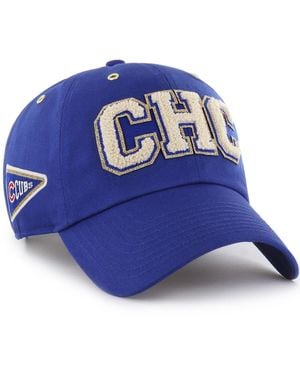 '47 Stoney Clover Lane X Chicago Cubs Acro Charm Clean Up Adjustable Hat - Blue
