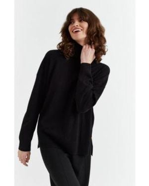 Chinti & Parker Chinti Parker Wool Cashmere Relaxed Knit Set - Black