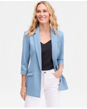 INC International Concepts Wear Blazer P Xs 4x Created For Macys - Blue