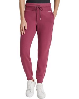 DKNY Sport Studded logo Cargo jogger Fleece Sweatpants in Purple Lyst