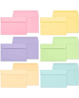 Gnuadz Pastel Invitation Envelopes 6-color Set - Blue