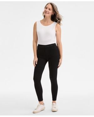 Style & Co. Petite Mid-rise Pull-on jeggings - Black