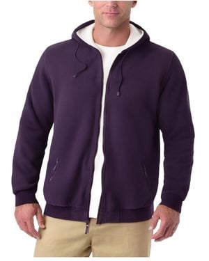 Kingsize Big & Tall Explorer Plush Fleece Hoodie - Blue