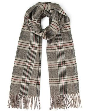 Belle & Bloom Aspen Plaid Scarf - Gray