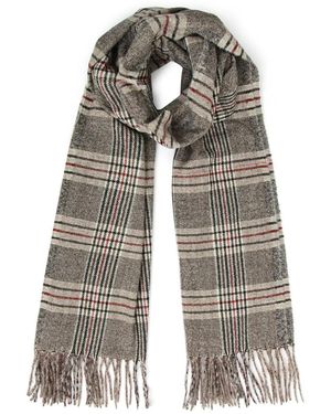 Belle & Bloom Aspen Plaid Scarf - Gray