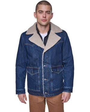 Levi's Cotton Denim Rancher Jacket - Blue