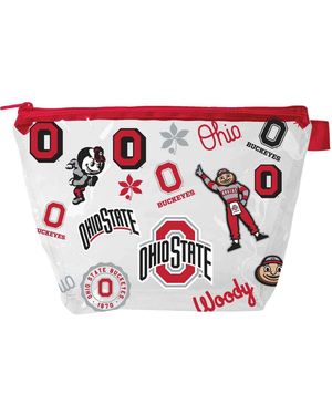 Indigo Falls Ohio State Buckeyes Medley Cosmetic Purse Pouch - White