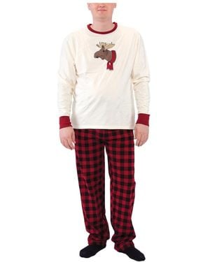 Touched By Nature Holiday Pajamas - White