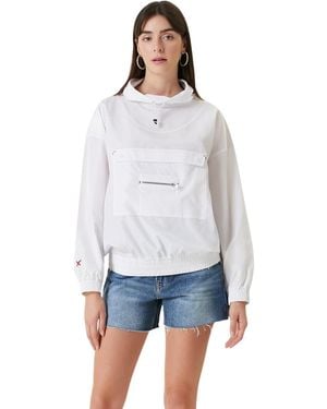 Pcfg Free Heaven Parachute Sweatshirt - White