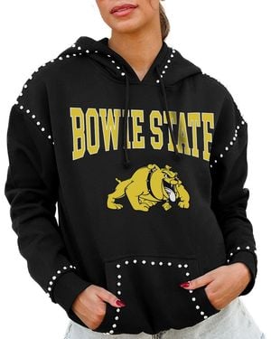 Gameday Couture Bowie State Bulldogs Studded Pullover Hoodie - Black