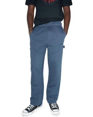 Converse Double Knee Relaxed-fit Sweatpants - Blue