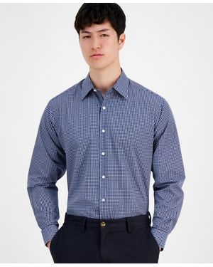 Club Room Regular-fit Dress Shirt - Blue