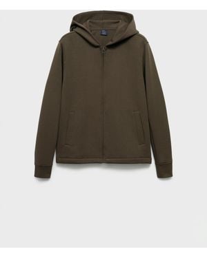 Mango Zip-up Hoodie - Green