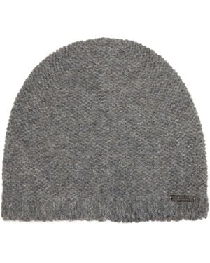 Ralph Lauren Sequin Shiny Accents Beanie - Gray