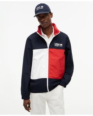 Tommy Hilfiger And Zipper Regatta Jacket - Red