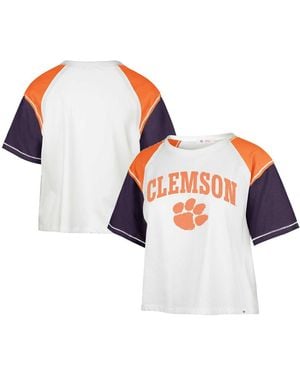 '47 Clemson Tigers Serenity Gia Cropped T-shirt - Blue