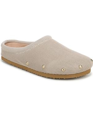 Dr. Scholls So Easy Knit Studded Round Toe Clogs - White