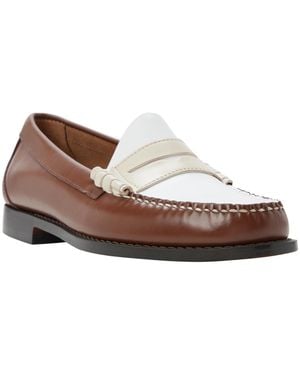 G.H. Bass & Co. Larson Weejuns Premium Leather Loafers - Brown