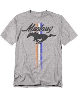 Mustang Logovision Ford Stripes T-shirt - Gray
