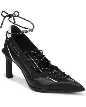 Naturalizer Zyra Lace-up Sneaker Pumps - Black