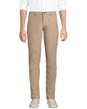 Lands' End Slim Fit Performance Pant - Natural
