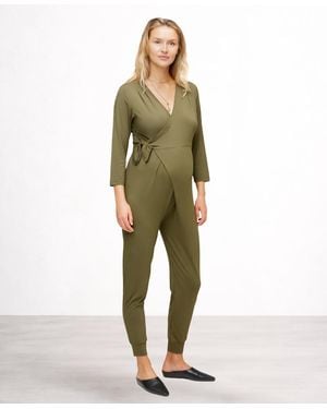 Nom Maternity Maternity Amabella Jumpsuit - Green