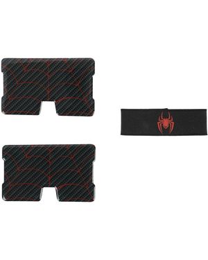 Spider-man Marvel Miles Morales Slim Minimalist Metal Card Wallet - Black