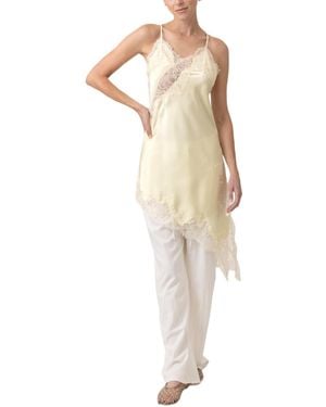 Line & Dot Emel V-neck Asymmetrical Dress - Natural