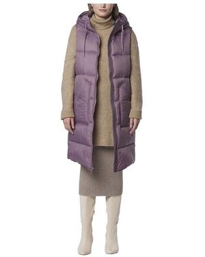 Andrew Marc Kerr Water-resistant Puffer Vest - Purple