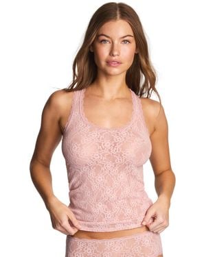 B.tempt'd By Wacoal Scalloped Lace Scoop Neck Lingerie - Pink