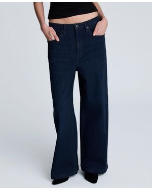 Kenneth Cole Slouchy High-rise Wide-leg Jeans - Blue